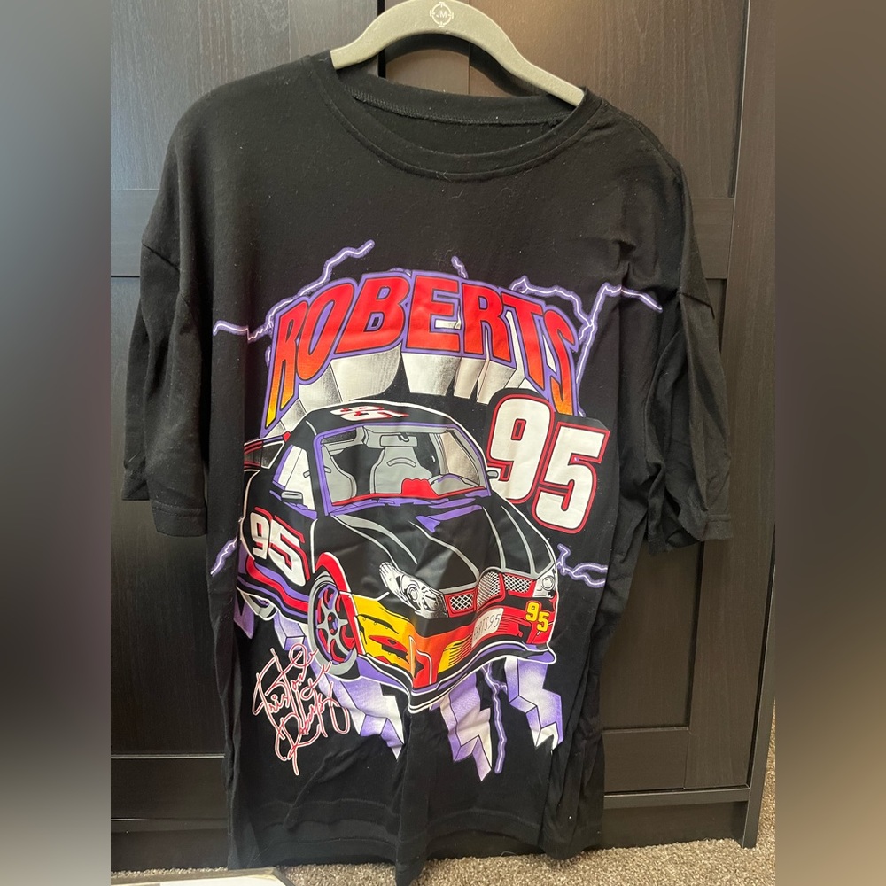 VINTAGE RACECAR TEE SIZE L/XL MENS